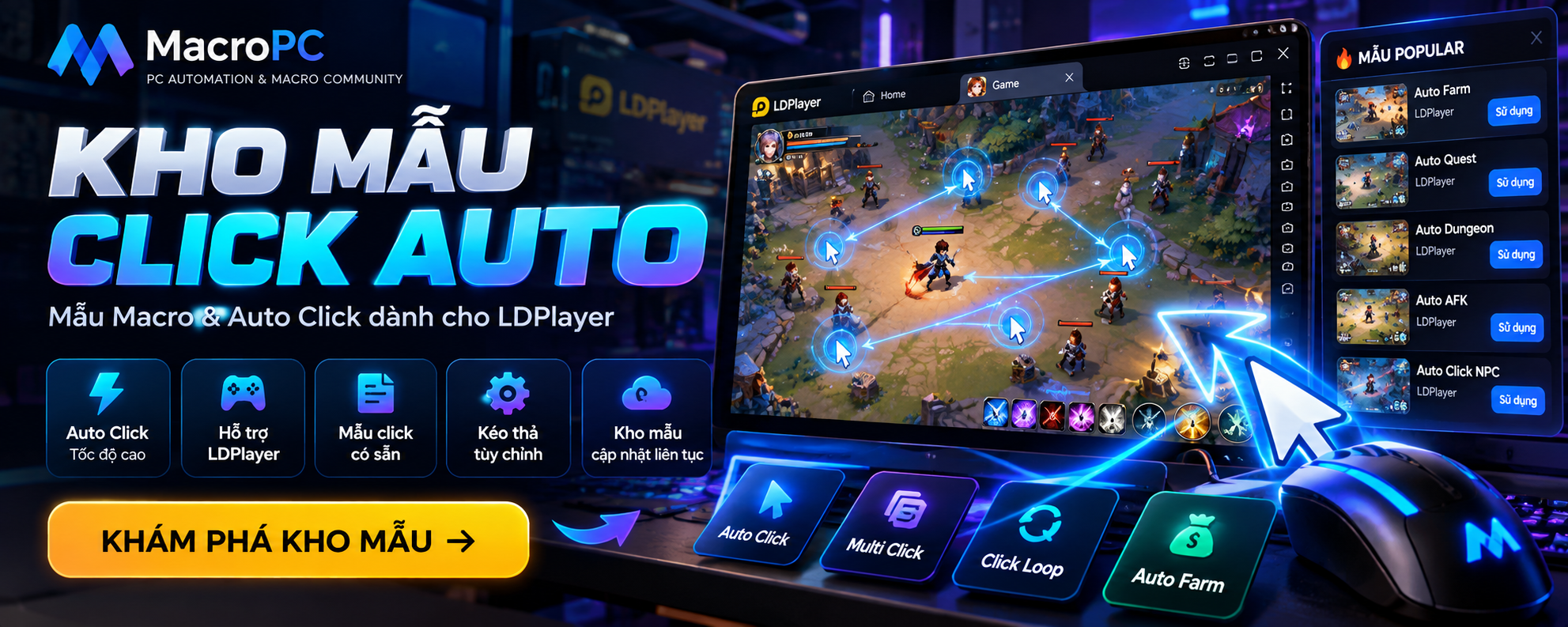 Auto Click LD Played 