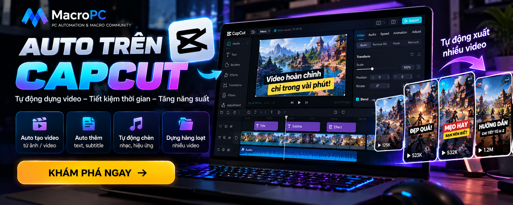 Auto Click Capcut 